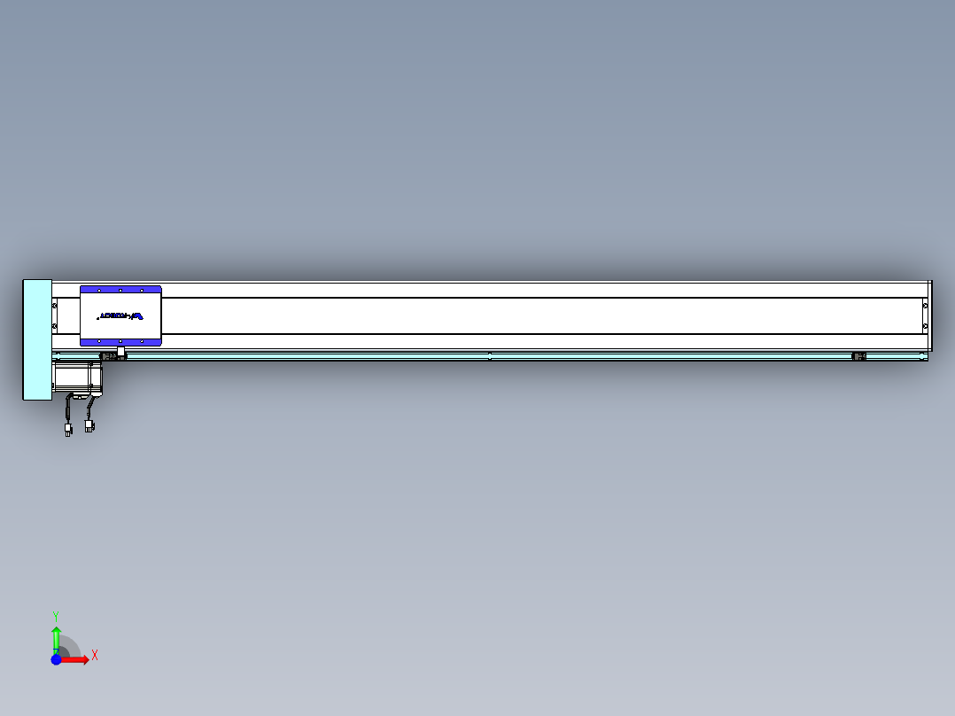 威洛博VC丝杆传动-无尘环境VC14-Lxx-C-S1450-BL-ZP40-C3前视图