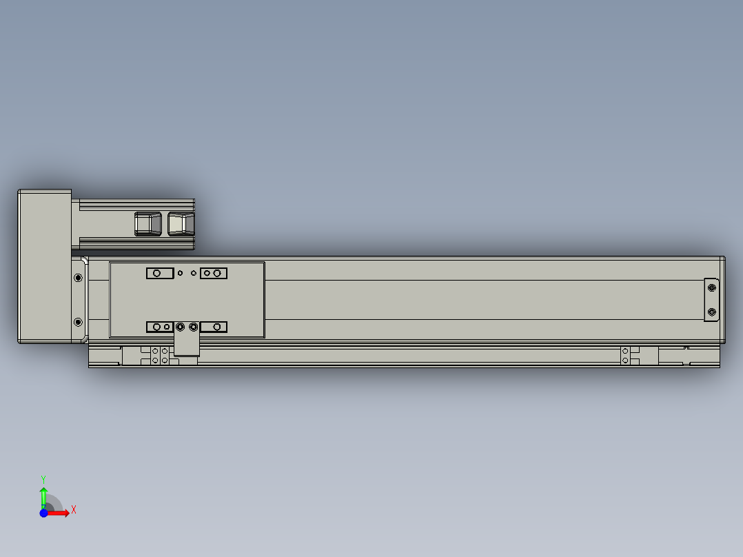 VF丝杆传动-一般环境VT6-L10-C-S320-BR-P10-D4前视图