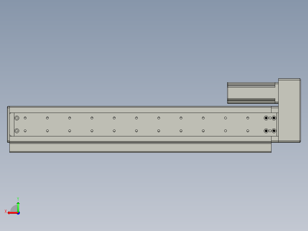 VF丝杆传动-一般环境VT6-L10-C-S320-BR-P10-D4后视图