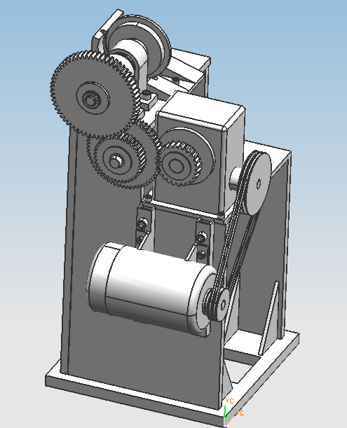 立式卷边机结构设计及建模【含三维图+CAD图+文档】