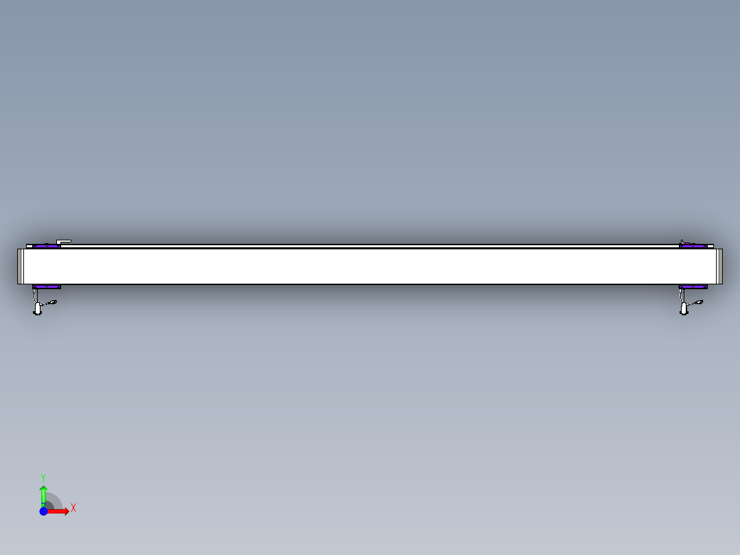 威洛博VL系列直线电机模组-2VL14S1-S2400前视图