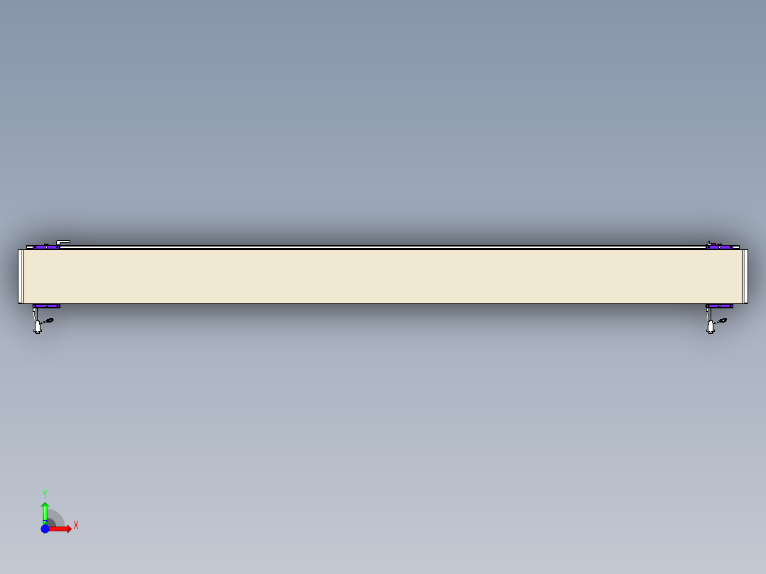 威洛博VL系列直线电机模组-2VL22H1-S2600前视图