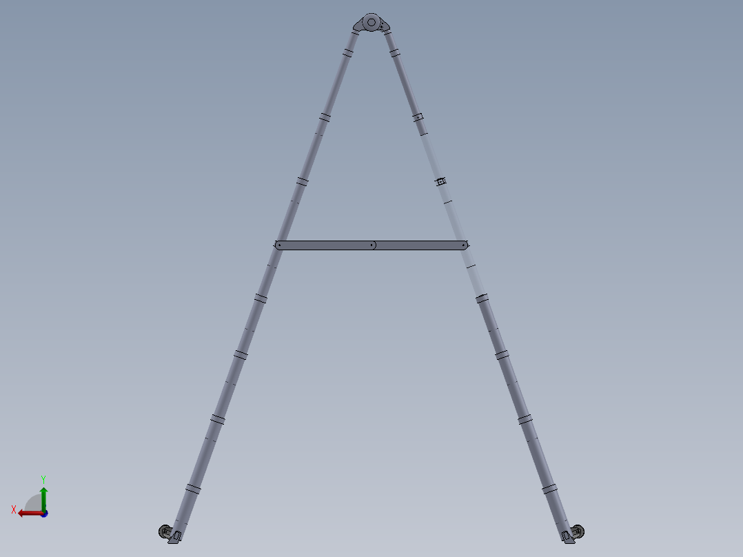 仿巴芬工程伸缩梯 （400）后视图