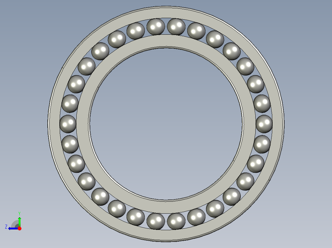 深沟球轴承6036右视图