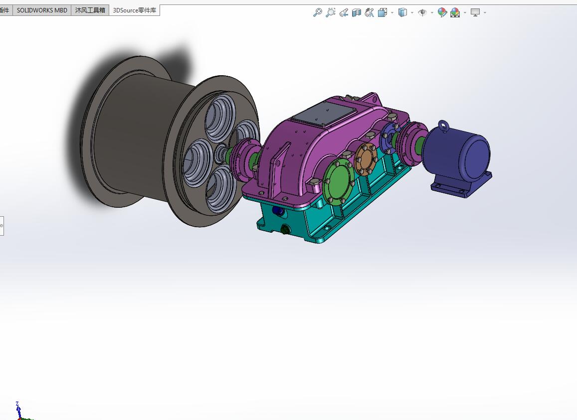 矿用提升机的设计-含三维SolidWorks