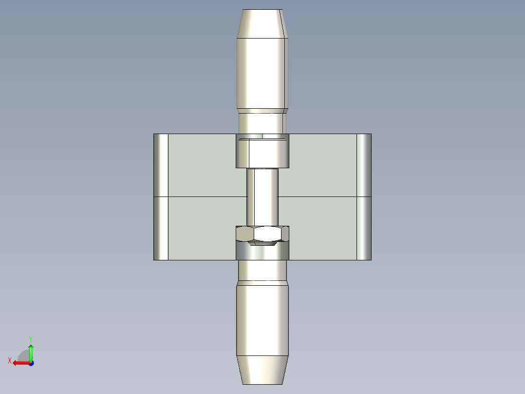 型材-BR 45X45 END CONNECTOR KJN191175后视图