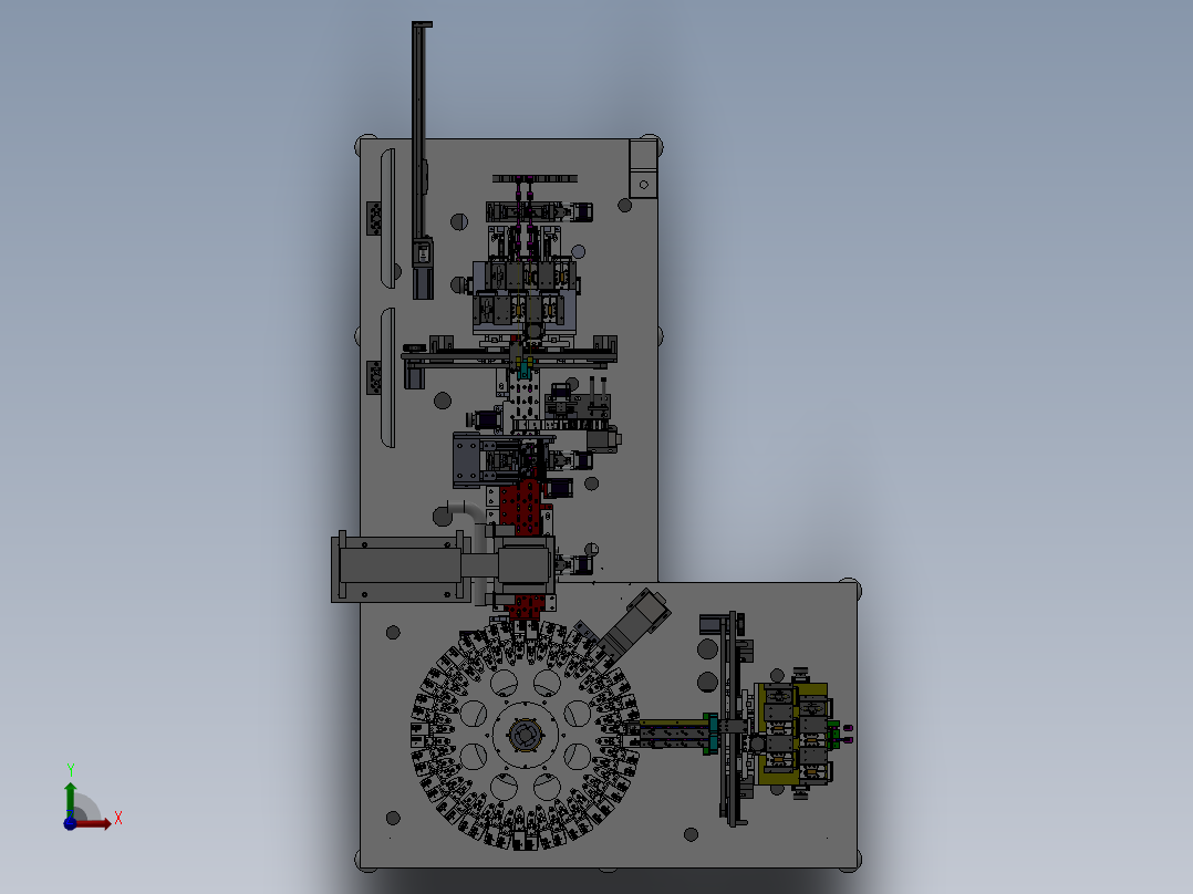 手机SIM卡检测打标机sw18可编辑前视图