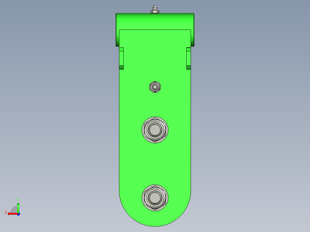 双轮链条输送机后视图