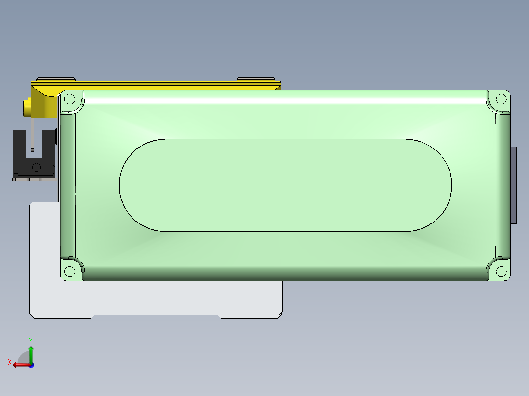 GTH内嵌丝杆全封闭GTH8-BL-400W后视图
