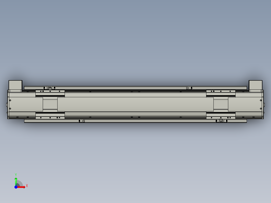 威洛博双电机滑台-VBF14S2-L50-S650-BD-P40-C6前视图