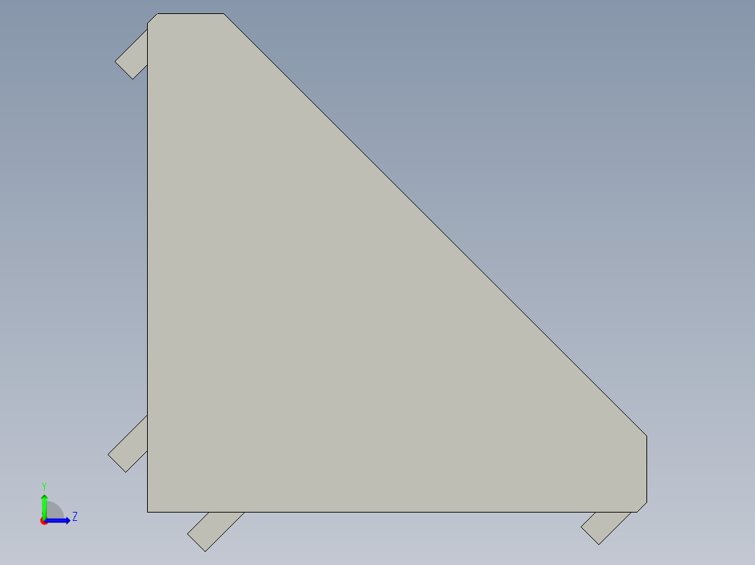 型材-BR 40X40 ANGLE BRACKET KJN528967左视图