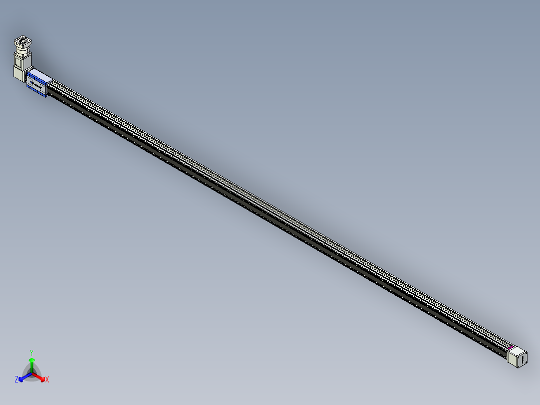 威洛博LB.GB同步带传动--欧规系列GB8-L192-S4400-BR-P75-K正等轴测图