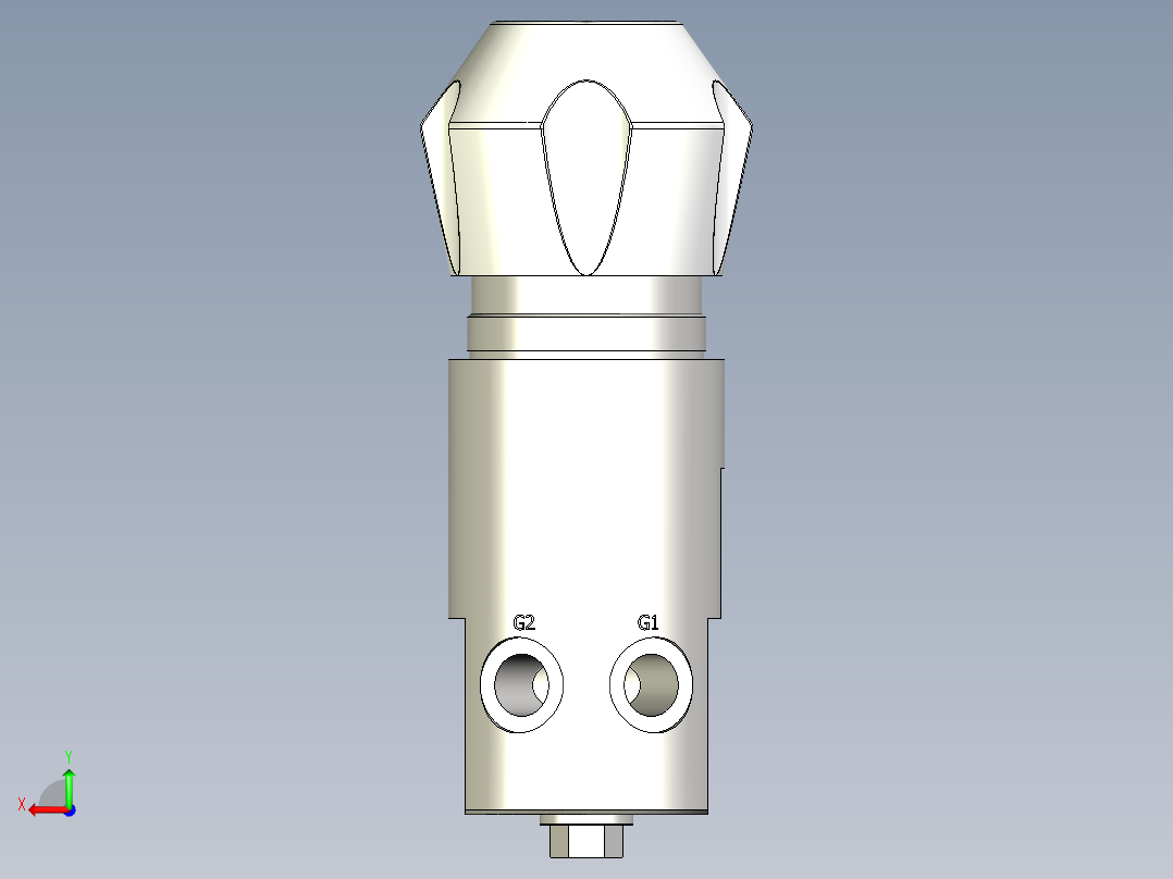 压力调节器J50-C-B9-E2-V-N-V后视图