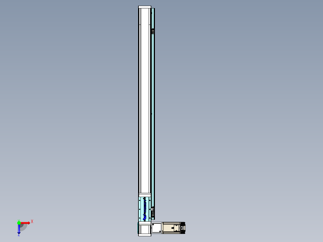 欧规系列-LB6A-L130-S900-BL-ZP40-C3俯视图