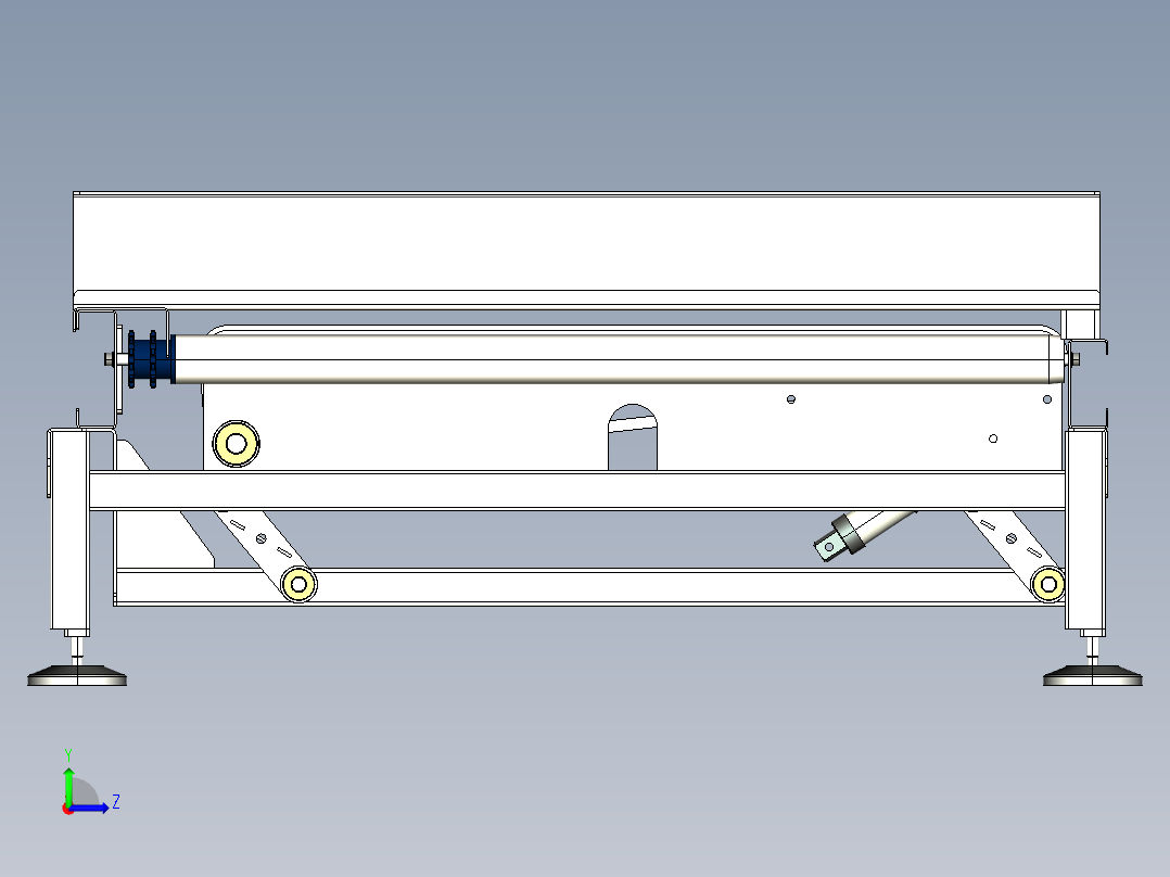 AGV转运方案左视图