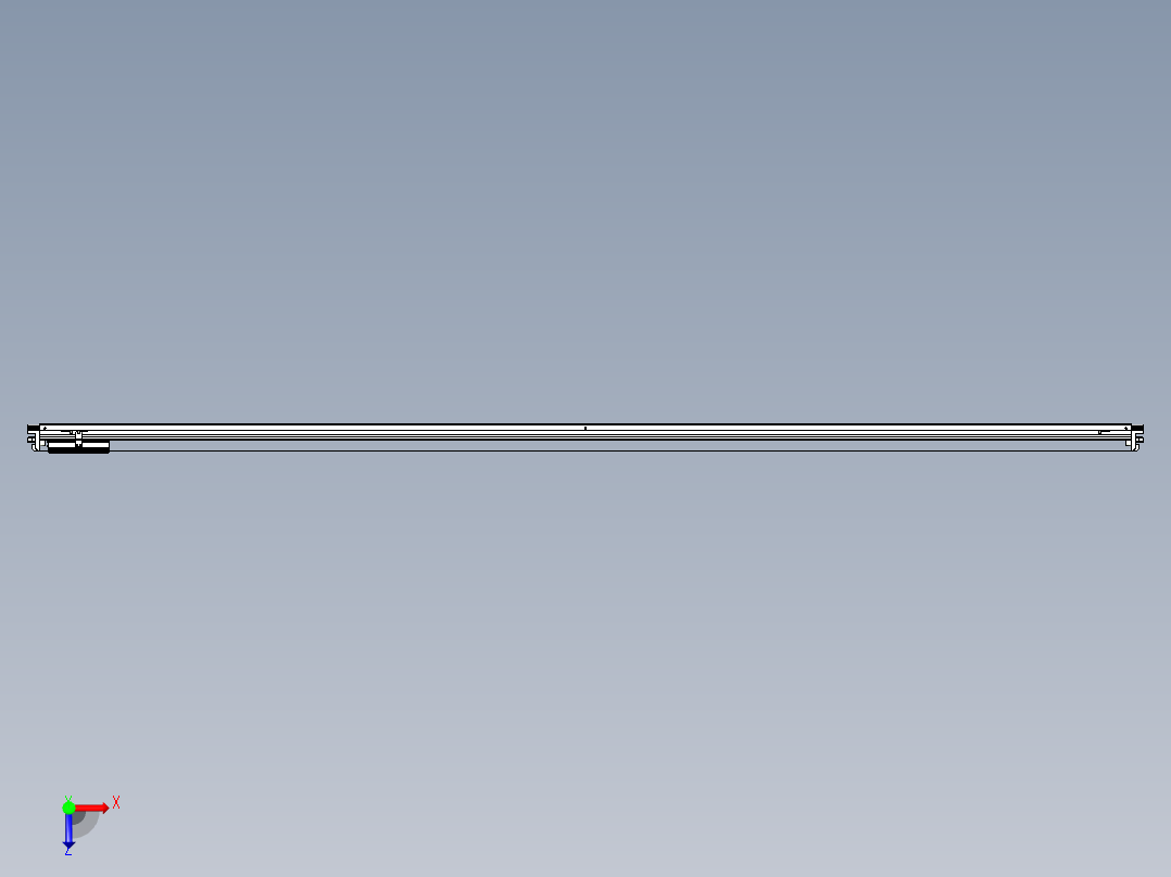 威洛博VL系列3d模型模组VL14S2Y-S3000俯视图