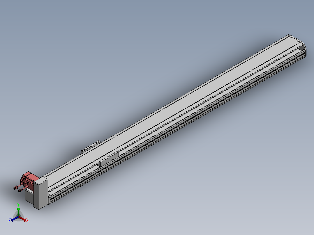 精密模组MT170-L125-1900-RU-M75-C4正等轴测图