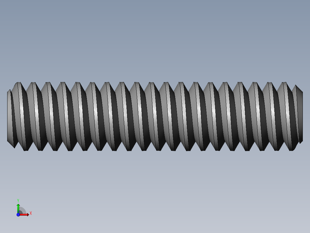 DIN 913-ISO 4026 固定螺钉-M1.4 L=6.SLDPRT前视图