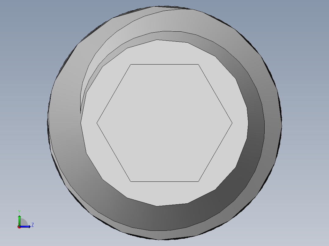 DIN 913-ISO 4026 固定螺钉-M1.4 L=6.SLDPRT左视图