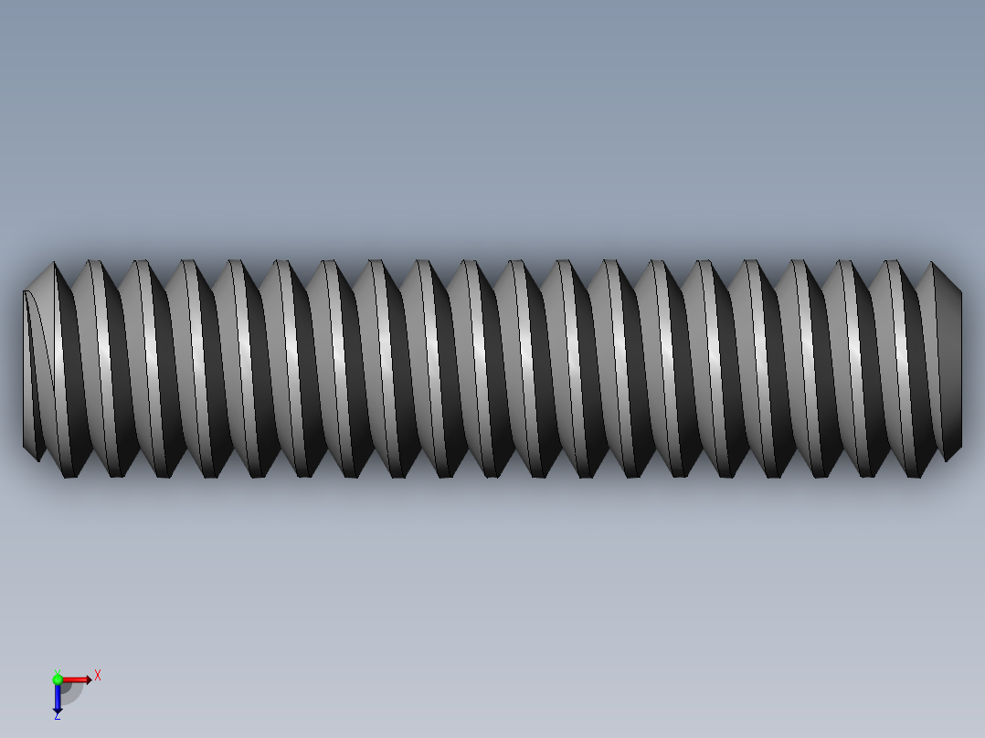 DIN 913-ISO 4026 固定螺钉-M1.4 L=6.SLDPRT俯视图