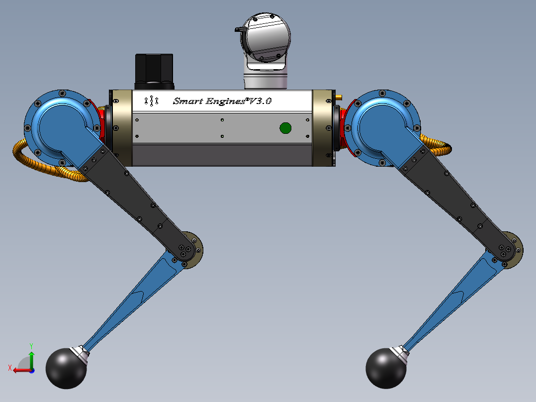 机械狗四足机械狗后视图