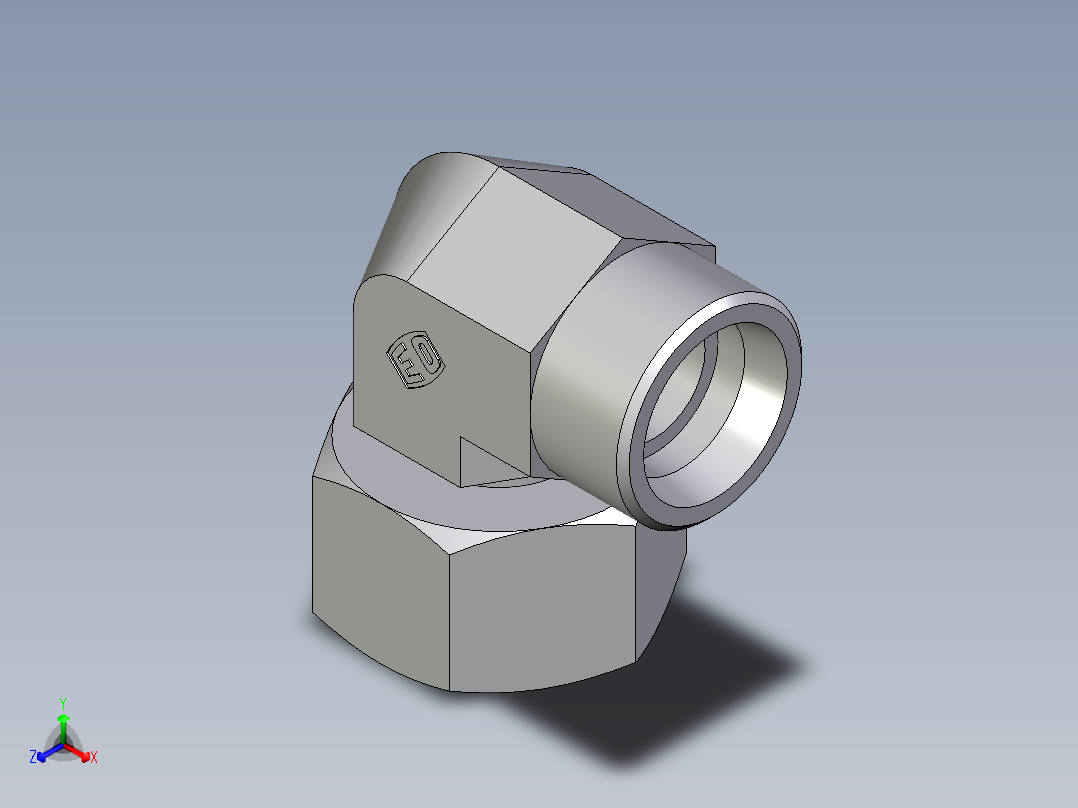 卡套式工业通用硬管接头EO_Standpipe_elbow_EVW25SOMDCF