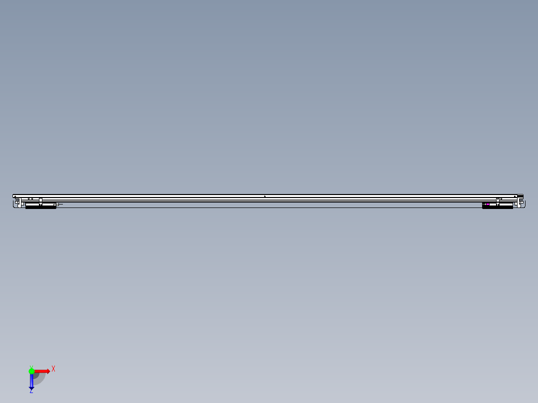 威洛博VL系列3d模型模组2VL14S2Y-S2550俯视图