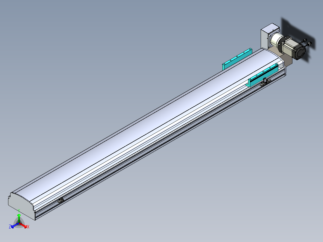 同步带滑台-半封闭B22H-L100-C-S1650-LU-P75-D3-N5
