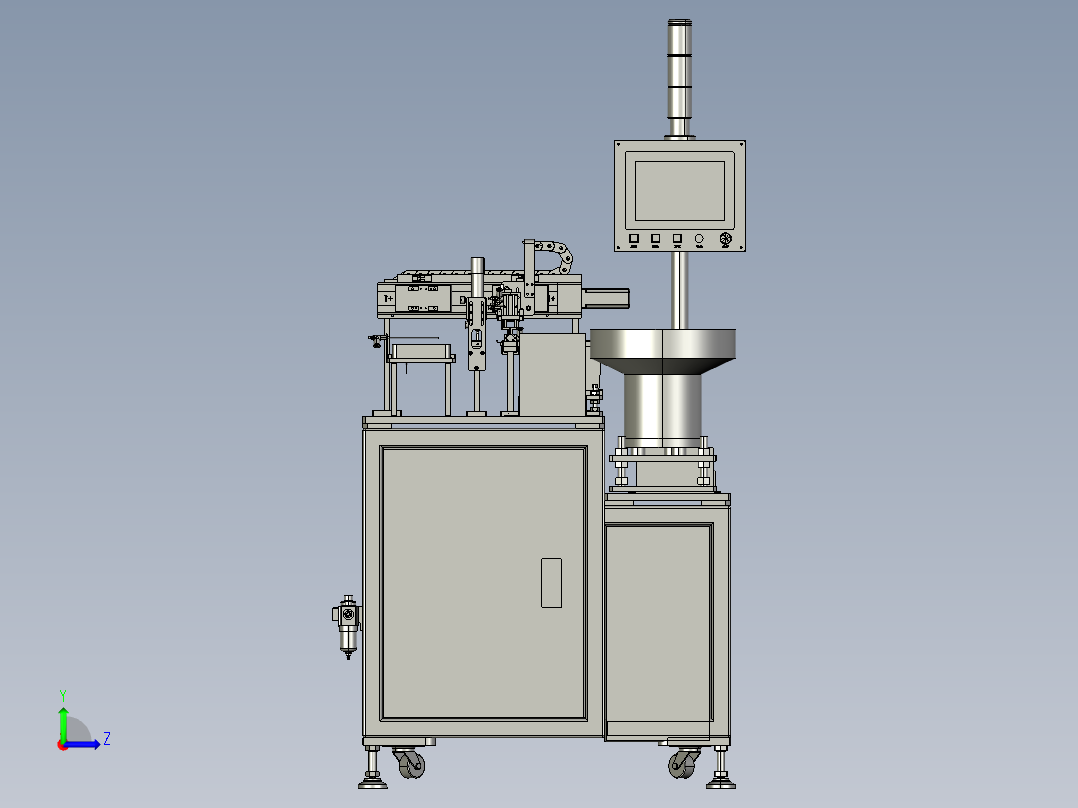 手机垫圈涂布机step左视图