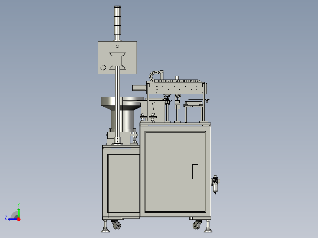 手机垫圈涂布机step右视图