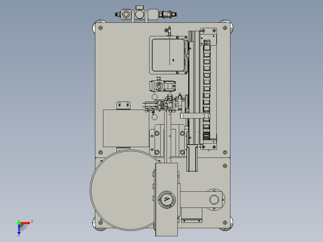 手机垫圈涂布机step俯视图