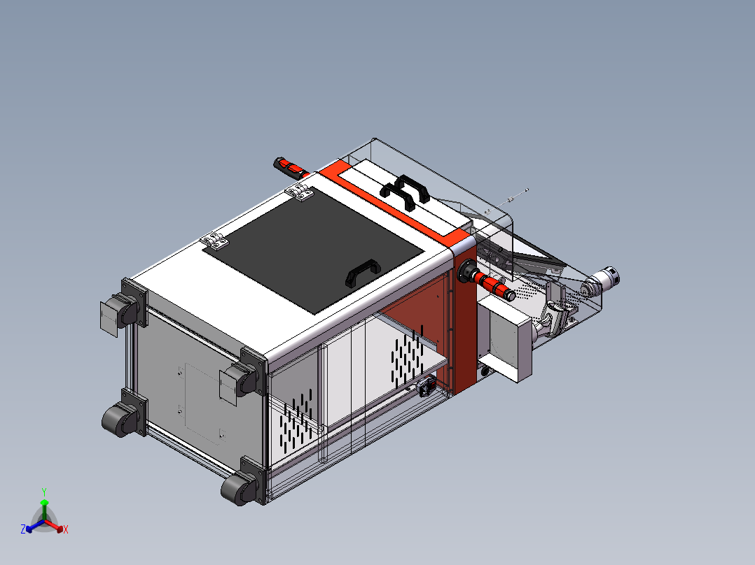 量料机sw22可编辑正等轴测图