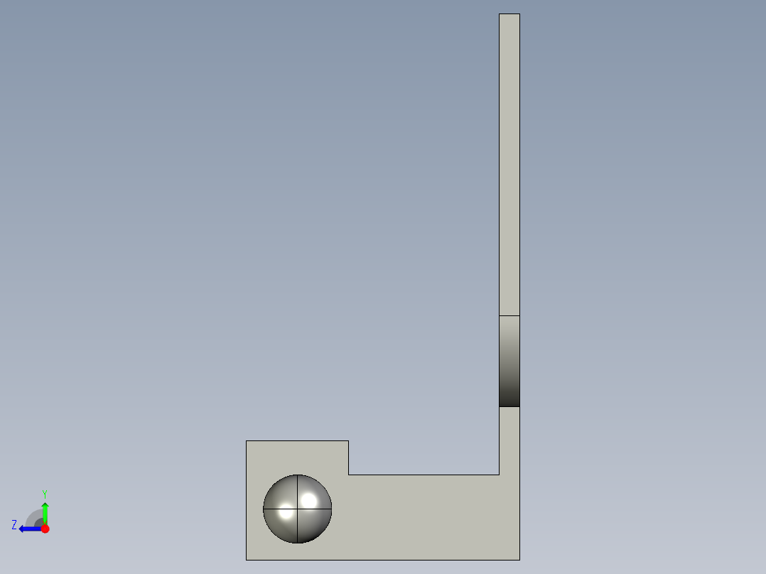基恩士SJ-S01Wcontroller_kc图纸模型右视图