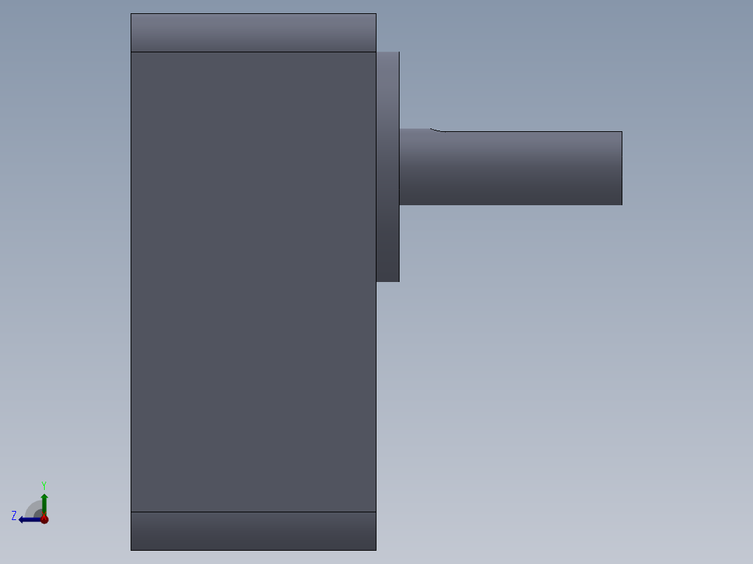 3GN12.5K减速器右视图