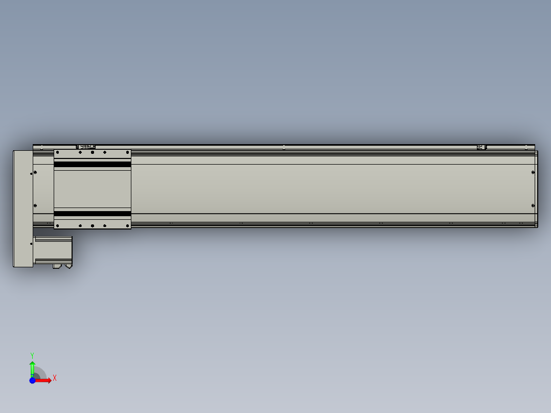 VF丝杆传动-一般环境VF22-S1100-BL前视图