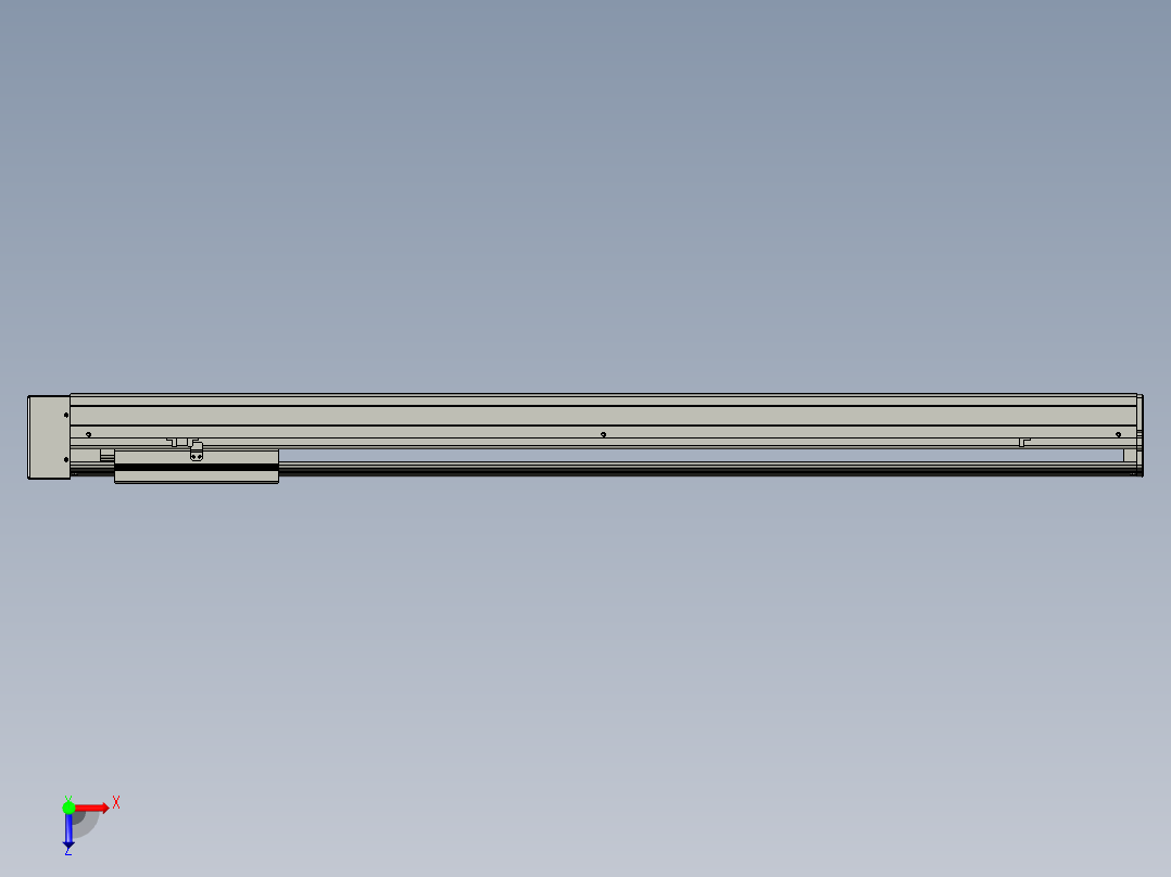 VF丝杆传动-一般环境VF22-S1100-BL俯视图