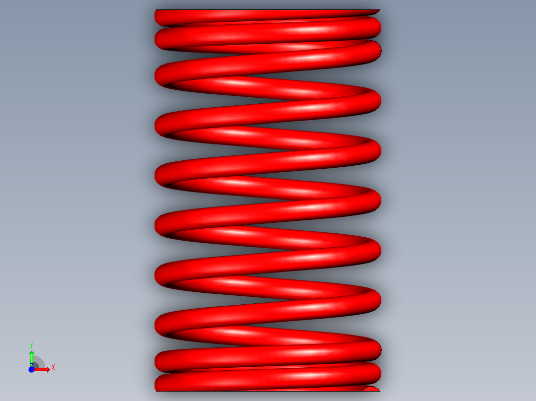 汽油发动机3D模型前视图