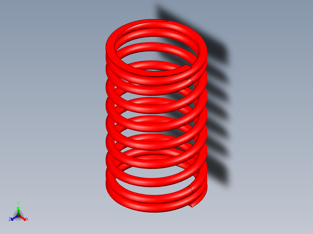 汽油发动机3D模型正等轴测图