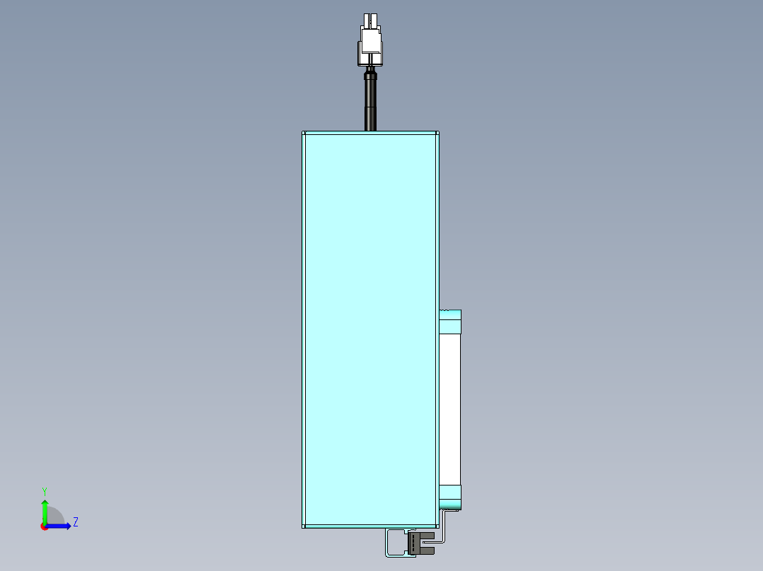 威洛博VC丝杆传动-无尘环境VC14-Lxx-C-S1200-BR-ZP40-C3左视图