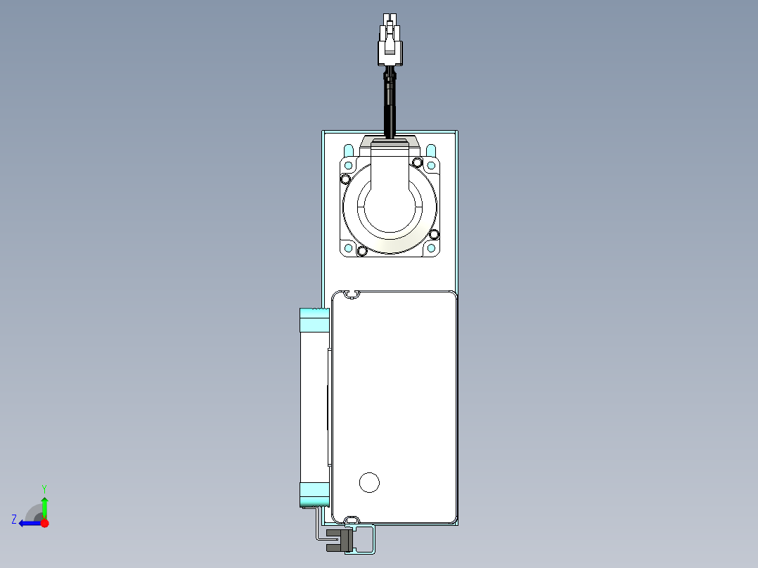 威洛博VC丝杆传动-无尘环境VC14-Lxx-C-S1200-BR-ZP40-C3右视图