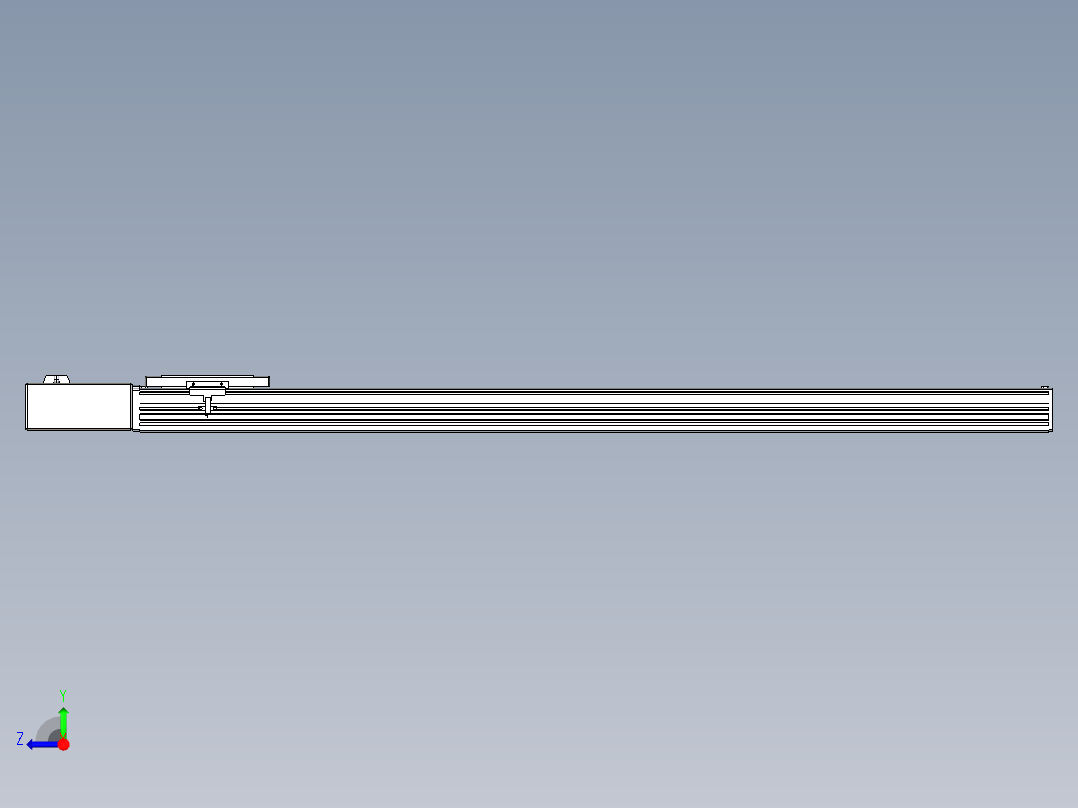 同步带全封闭直线模组TPA-HCB-120D-90-L1050-MR-Y-P40-N3右视图
