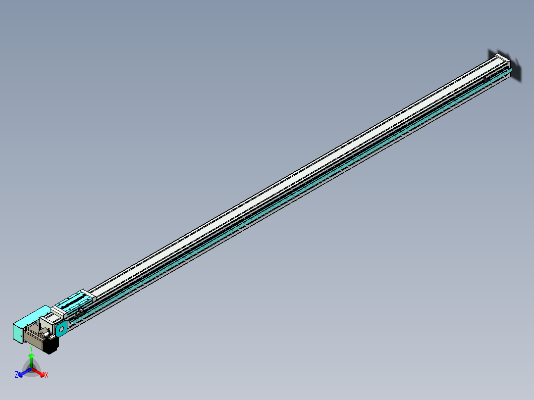 欧规系列-LB6A-L65-S2000-BR-ZP40-C3正等轴测图