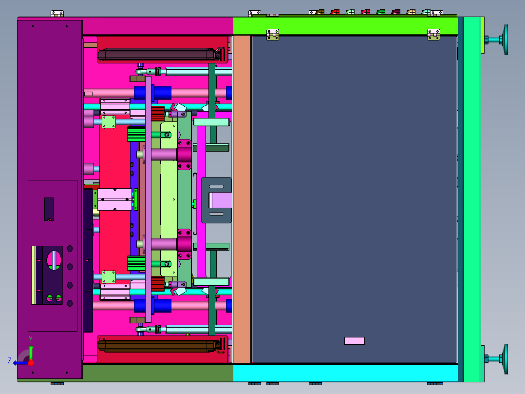 大包装袋连续封口机右视图