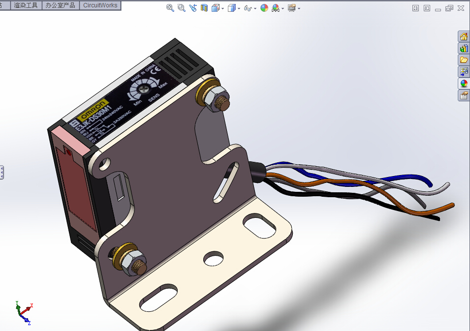粉盒CCD检测机（sw18可编辑+工程图）