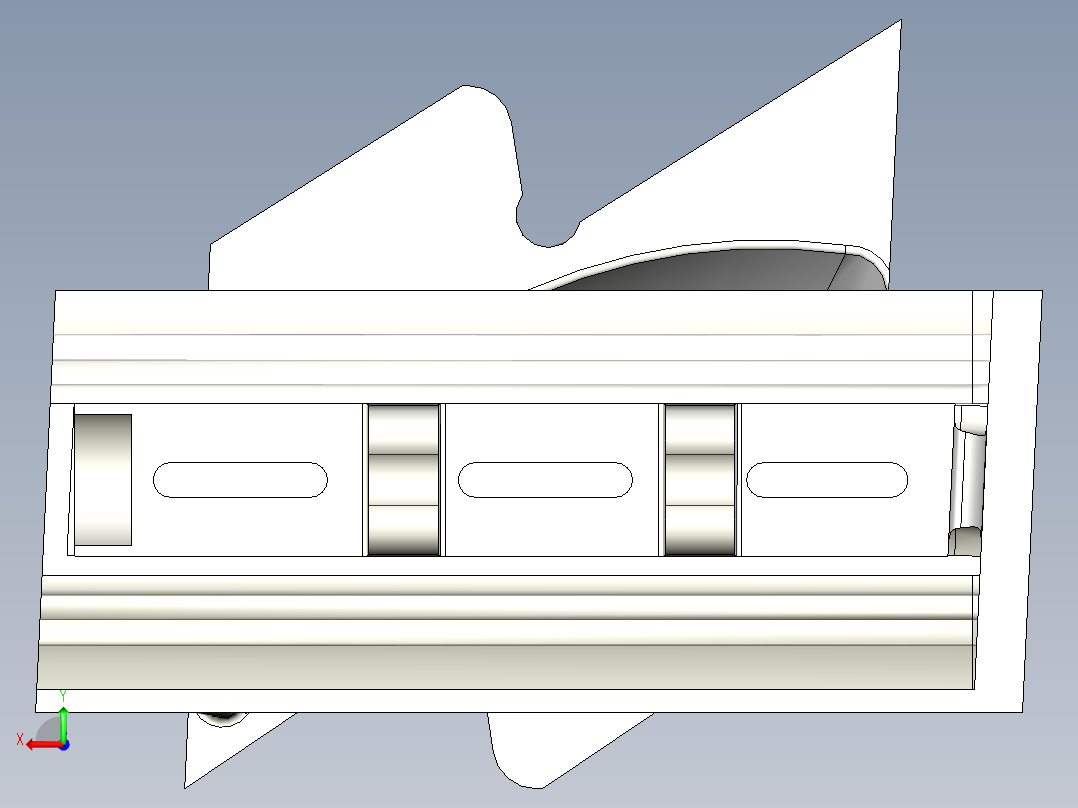 涡轮 叶片 涡扇 (12)后视图