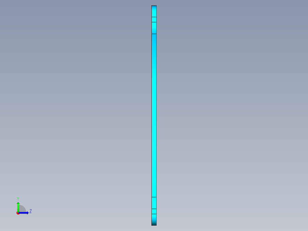 3D打印机左视图