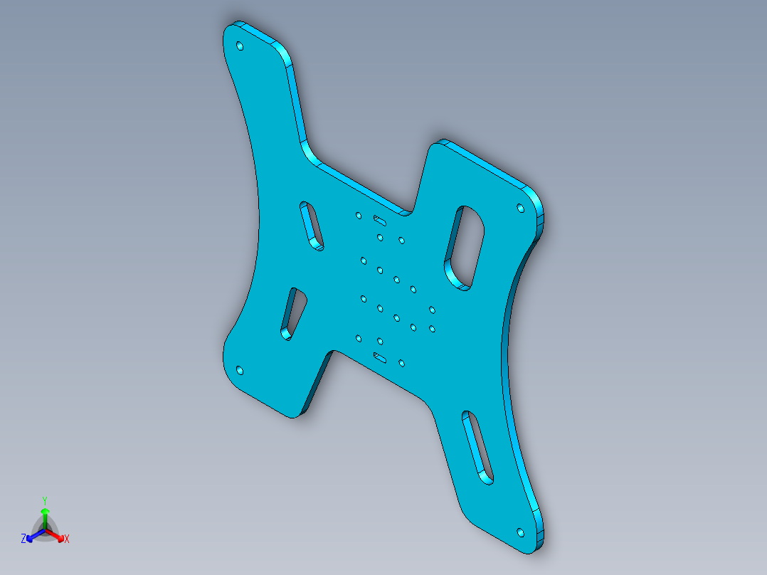 3D打印机正等轴测图