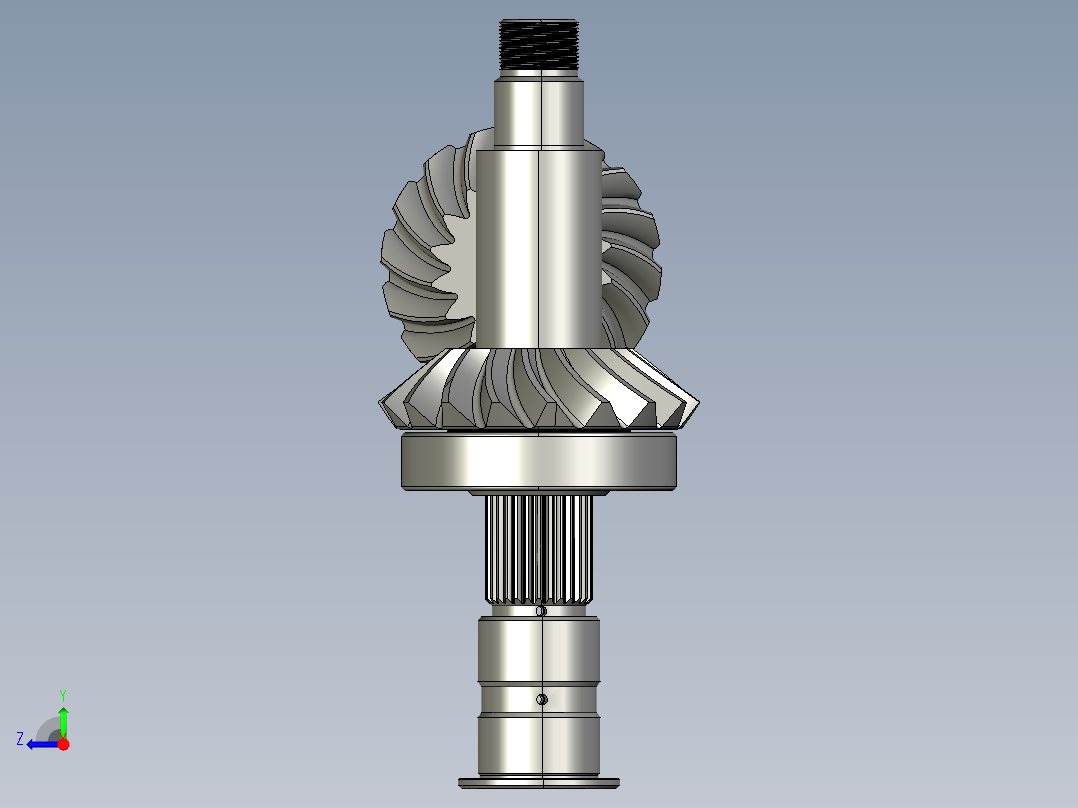 齿轮啮合 (76)右视图