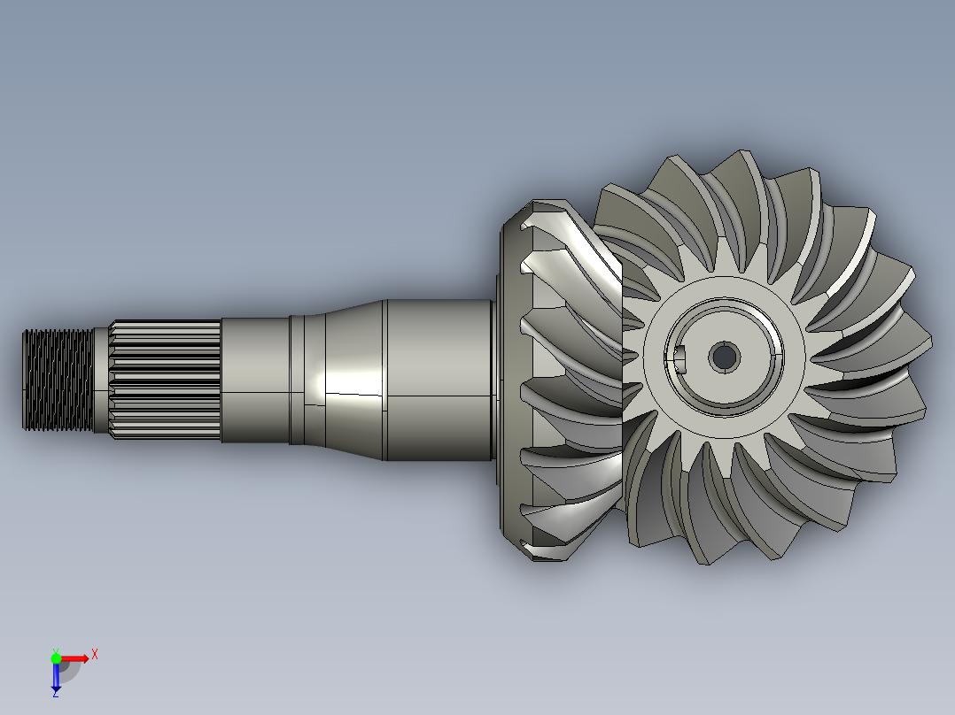 齿轮啮合 (76)俯视图