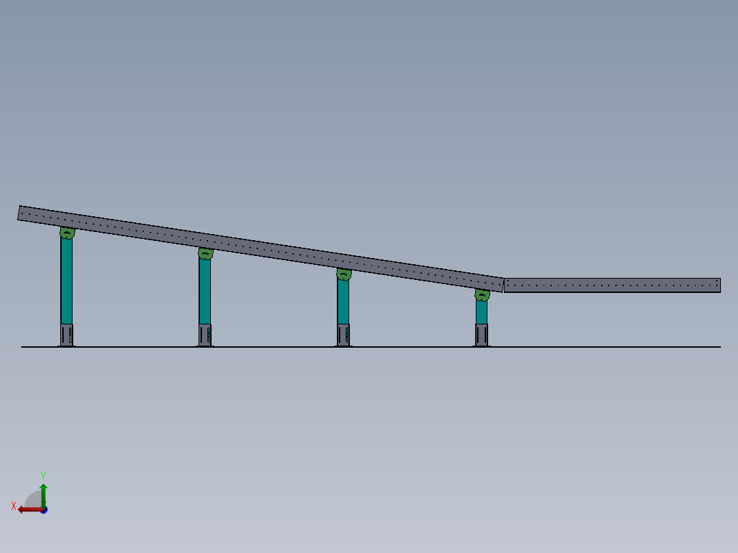 重力滚筒输送机-2-5-sw-stp后视图